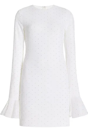 ROTATE Pearl-Embellished Jersey Mini Dress, , EU 36