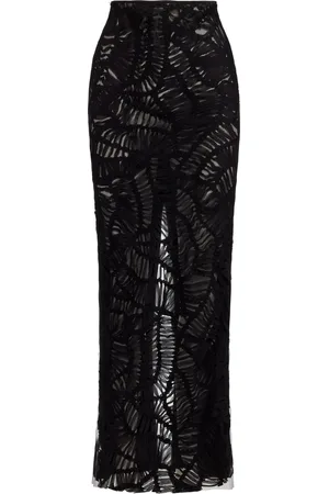 MATICEVSKI Consideration Embroidered Lace Maxi Skirt, , AU 10