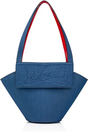 Christian Louboutin Loubishore Denim Leather Tote Bag, , OS