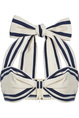 ALÉMAIS Marine Cotton Bralette, , AU 8