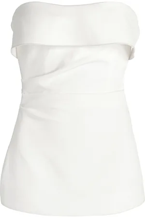 Proenza Schouler Felicity Crepe Strapless Top, , US 4