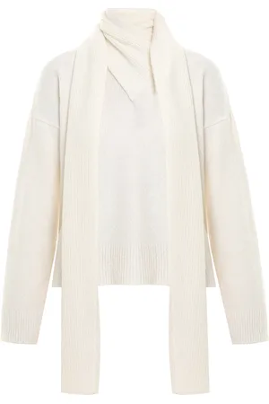 Anna October Bruno Scarf-Detailed Knit Sweater, , S