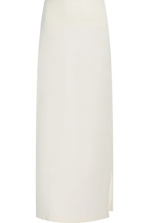 Leset Rio Side-Slit Jersey Maxi Skirt, , S