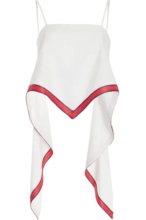 Rosie Assoulin Bandana Cotton Top, , US 4