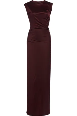 Stella McCartney Ruched Jersey Midi Dress, , XS