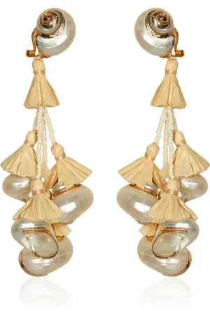 JOHANNA ORTIZ Espiral Sagrado Natural Shell Earrings, , OS, , Gifts For Her