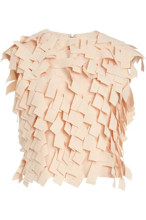 A.W.A.K.E. MODE Rectangle-Detailed Backless Top, , FR 34