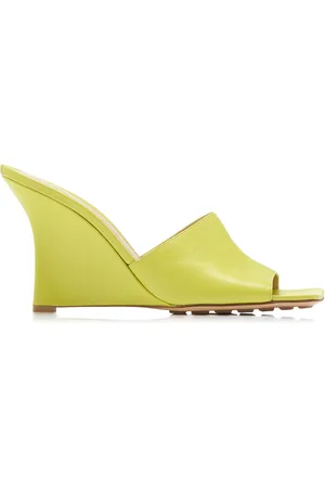 Bottega Veneta Stretch Wedge Lounge Leather Mules, , IT 35