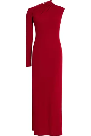 Courrèges One-Shoulder Crepe-Jersey Maxi Dress, , FR 36