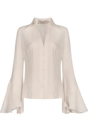 Silvia Tcherassi Reggie Georgette Shirt, , XS