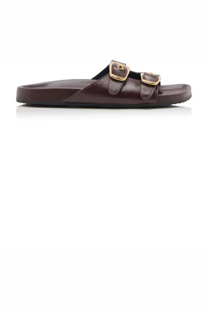 Chloé Polly Leather Slide Sandals, , IT 37