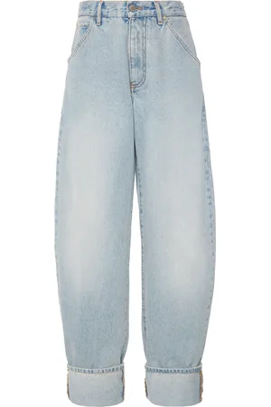 DARKPARK Khris Rigid Natural-Rise Cuffed Barrel-Leg Jeans, , 25