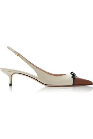 VALENTINO GARAVANI Bepointy Leather Slingback Pumps, , IT 36