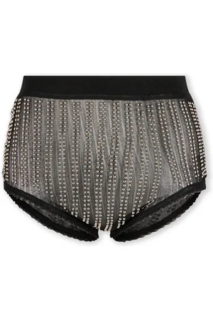 Paco rabanne Embellished High-Waisted Briefs, , S