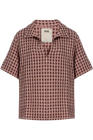 Oas Exclusive Ferratelle Jaffa Cotton Waffle Shirt, , S