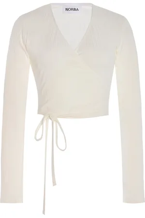 Norba Wrapover Knit Top, , XS