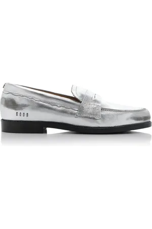Golden Goose Jerry Metallic Leather Loafers, , IT 36