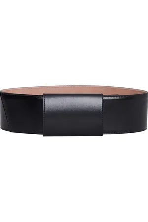 Alaïa Knot Leather Belt, , 65 cm