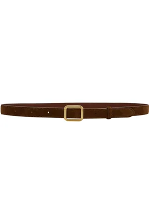 LIÉ STUDIO The Georgia Wide Suede Belt, , 1