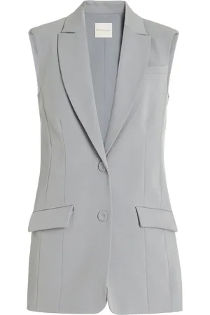 Favorite Daughter Sleeveless Long Blazer, , S