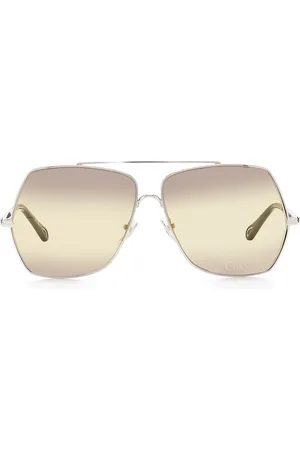Chloé Aly Metal Sunglasses, , OS
