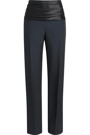 Khaite Camberly Ruched-Waist Pants, , US 6