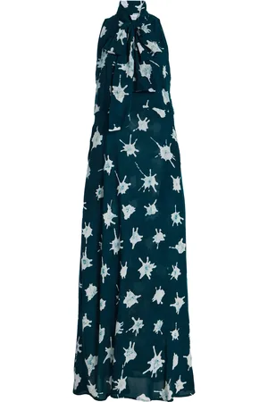Busayo Akanbi Printed Crepe Maxi Dress, , S