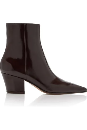 Gianvito Rossi Keinna Patent Leather Ankle Boots, , IT 36
