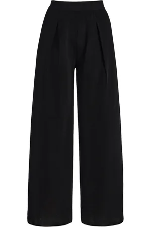 High Slinky Gene Pleated Wide-Leg Pants, , M