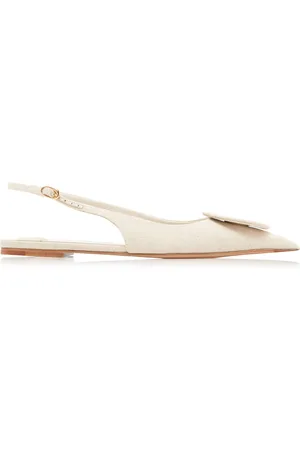 Jacquemus Duelo P Canvas Slingback Flats, , FR 37