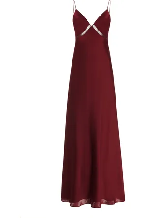 Favorite Daughter Exclusive The Blackberry Satin Maxi Dress, , XS