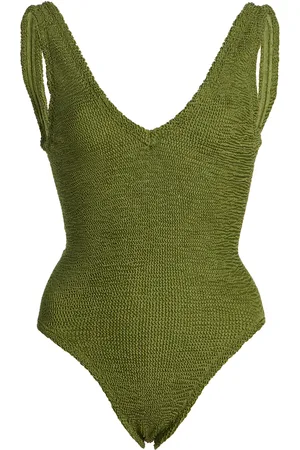 Hunza G Sadie Seersucker Swimsuit, , OS