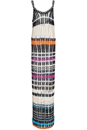 ZANKOV Libania Cotton-Blend Maxi Dress, , XS/S