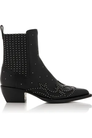 Golden Goose Debbie Beatles Studded Leather Boots, , IT 36