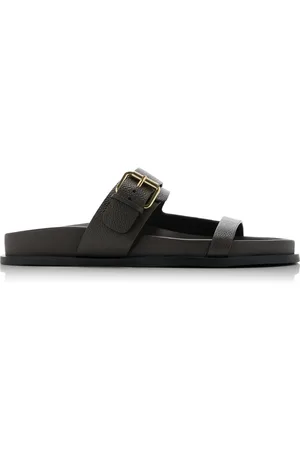 A.Emery Prince Leather Slide Sandals, , IT 36