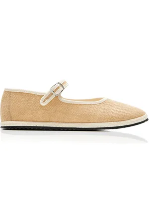 VIBI VENEZIA Exclusive Riviera Raffia Mary Jane Flats, , IT 36
