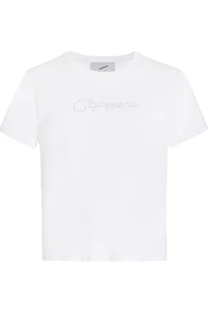 COPERNI Crystal-Embellished Cotton T-Shirt, , S