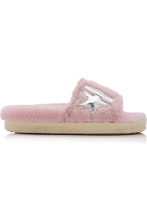 Golden Goose Poolstar Shearling Slide Sandals, , IT 35