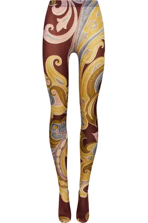 Wolford X Etro 100 Printed Tights, , XS