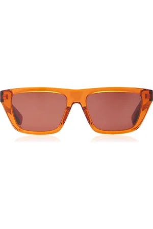 Bottega Veneta Square-Frame Acetate Sunglasses, , OS