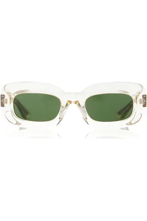 Khaite X Oliver Peoples 1966C Square-Frame Acetate Sunglasses, , OS