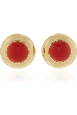 VALÉRE Briller Jade 22K Gold-Plated Earrings, , OS, , Gifts For Her