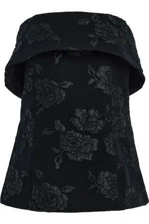 ROTATE Strapless Jacquard Top, , EU 38