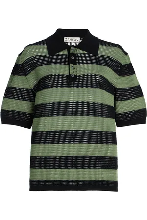 ZANKOV Luke Merino Wool Polo Top, , S/M