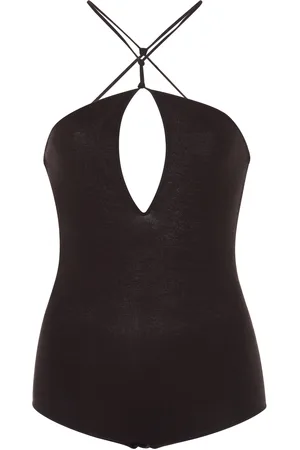 Bottega Veneta Twist-Neck Cashmere-Blend Bodysuit , , IT 38