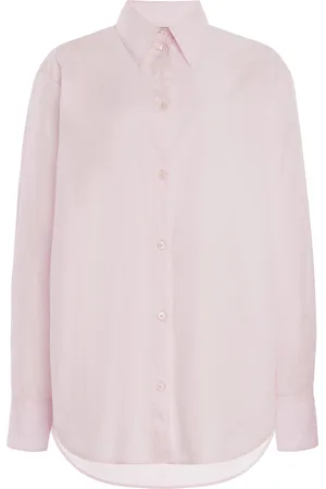 Totême Kimono-Sleeve Organic Cotton Poplin Shirt, , FR 40
