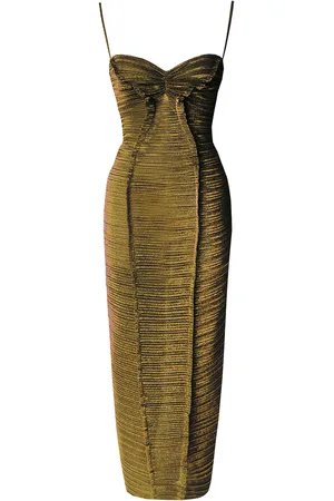 GEORGIA HARDINGE Exclusive The Element Metallic Knit Maxi Dress, , UK 8