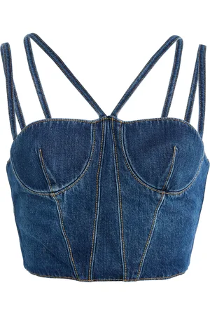 Nensi Dojaka Cotton Corset Top, , S