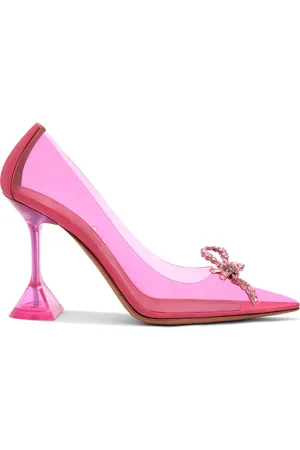 Amina Muaddi Rosie Crystal-Embellished PVC Pumps, , IT 36