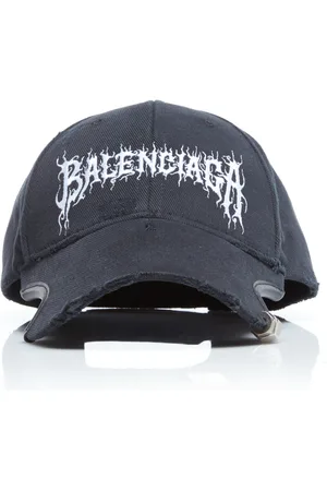 Balenciaga Logo-Embroidered Cotton Baseball Cap, , S